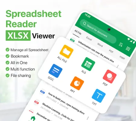 Spreadsheets office XLS, XLSX android App screenshot 7